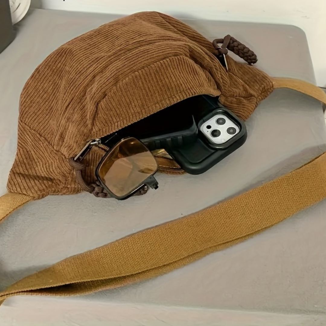 Petra | Bolsa de hombro de pana