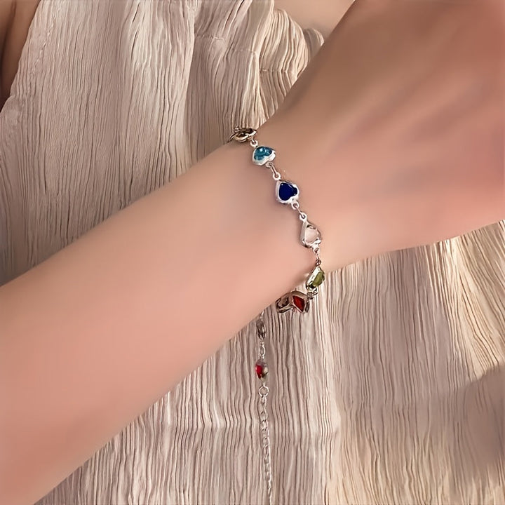 Pulsera en forma de corazón única