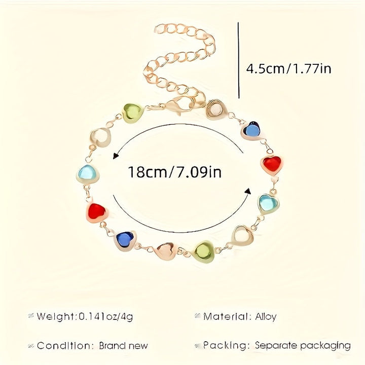 Pulsera en forma de corazón única