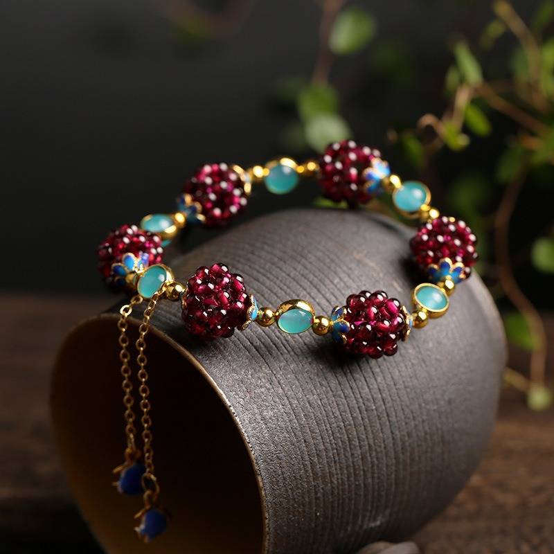 Pulsera Baies en Piedras Naturales