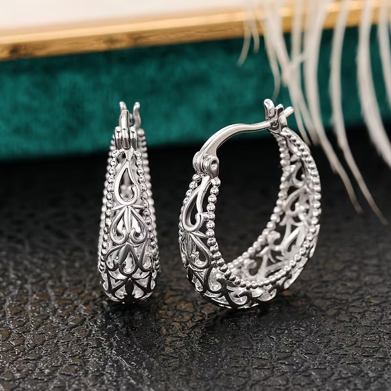 Pendientes de filigrana adornados herencia