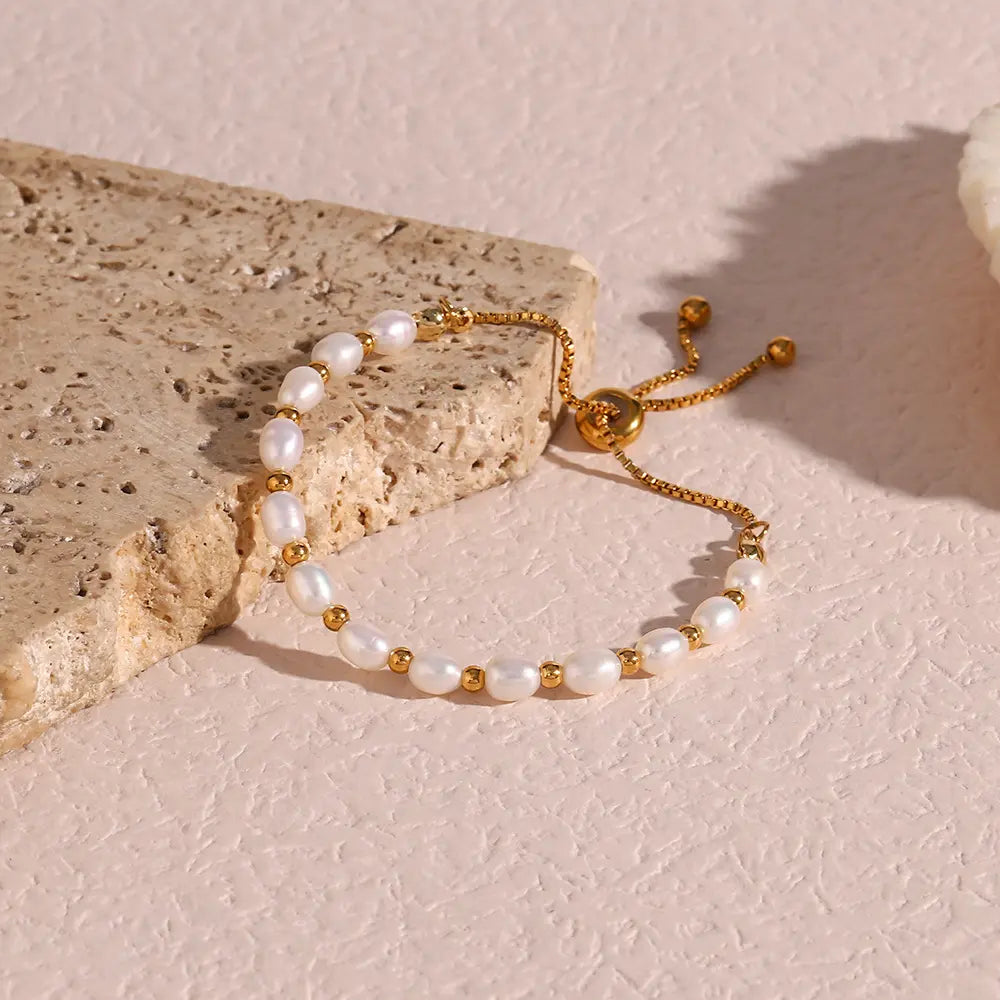 Pulsera Romántica Elegante con Perlas