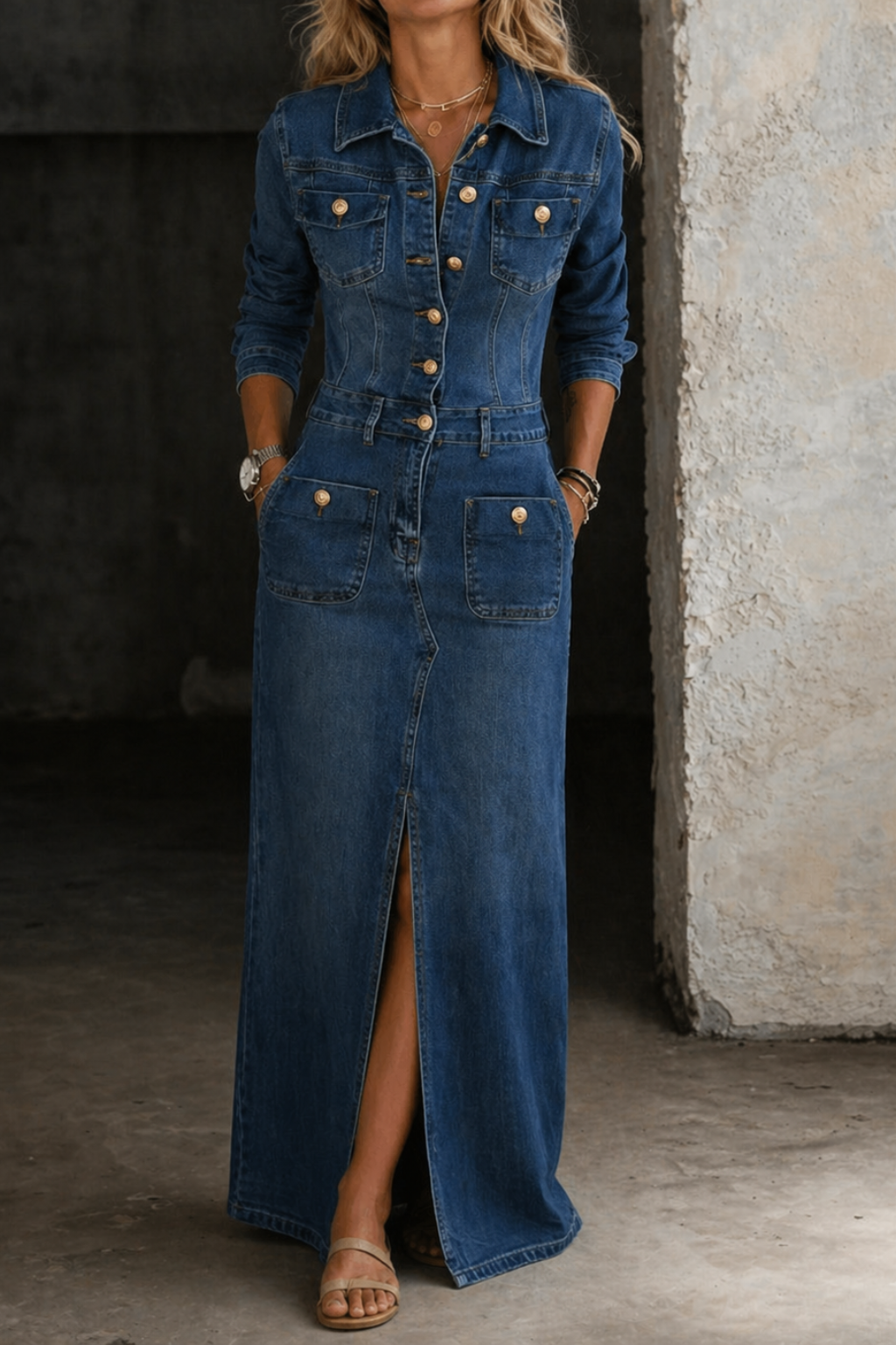 Leila | Chaqueta de mezclilla clásica y cómoda