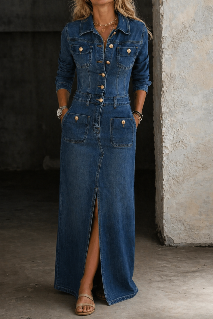 Leila | Chaqueta de mezclilla clásica y cómoda