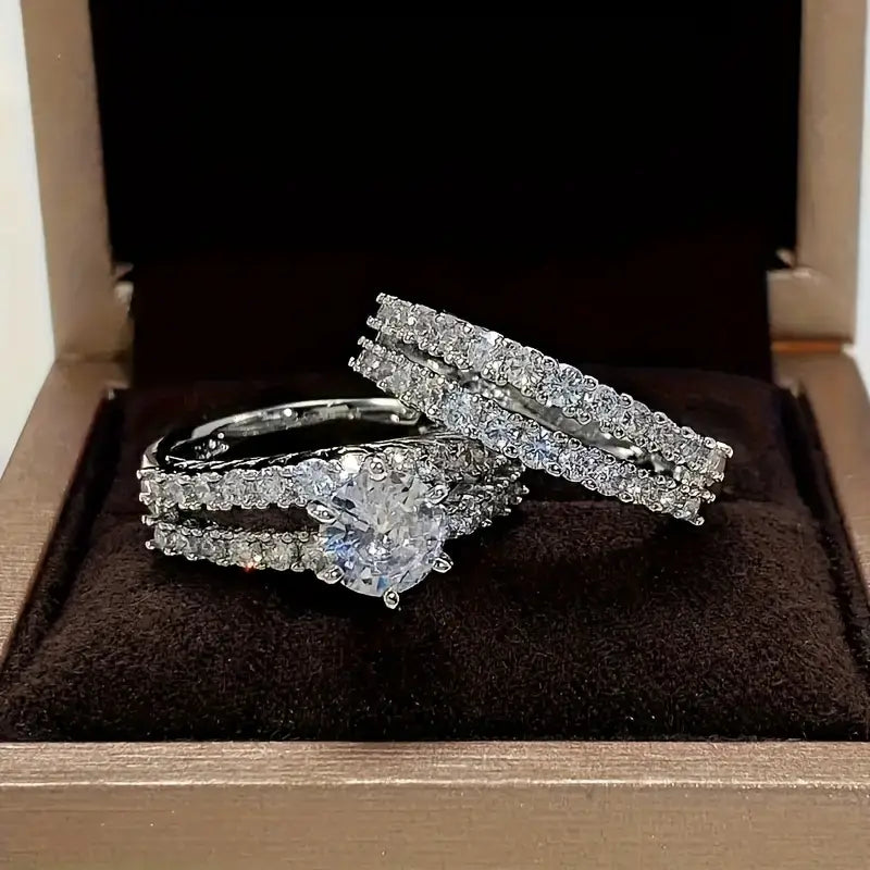 Conjunto de Anillos Brillo Eterno