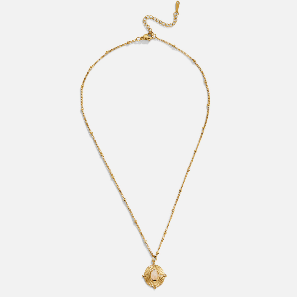 Collier Vintage Monique met Steen