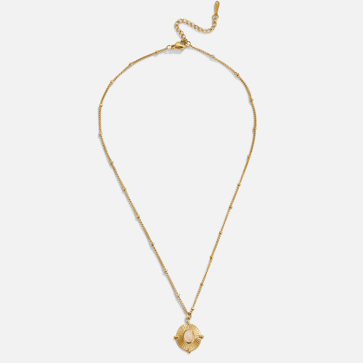 Collier Vintage Monique met Steen