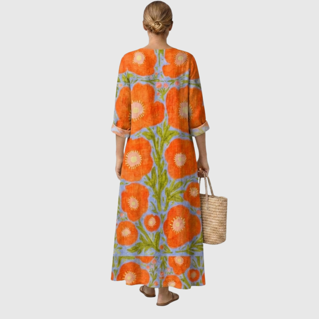 Vestido encantador Alba con estampado floral