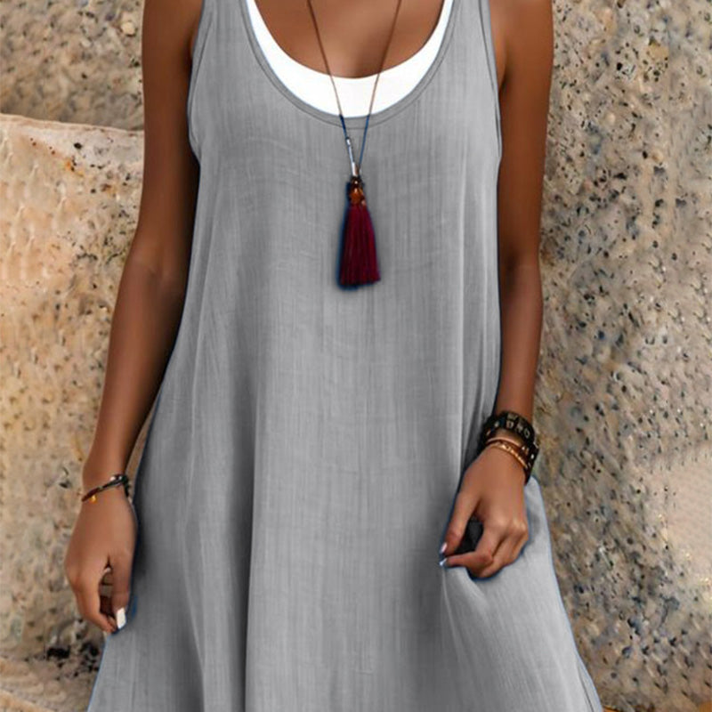 Nella | Vestido sin mangas de dos piezas