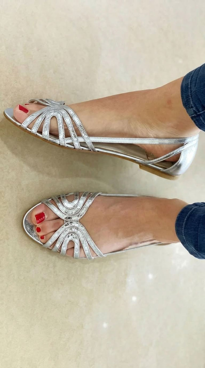 Éléonore | Sandalias de verano doradas
