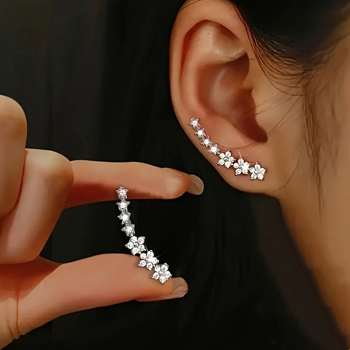 Pendientes atemporales en flores
