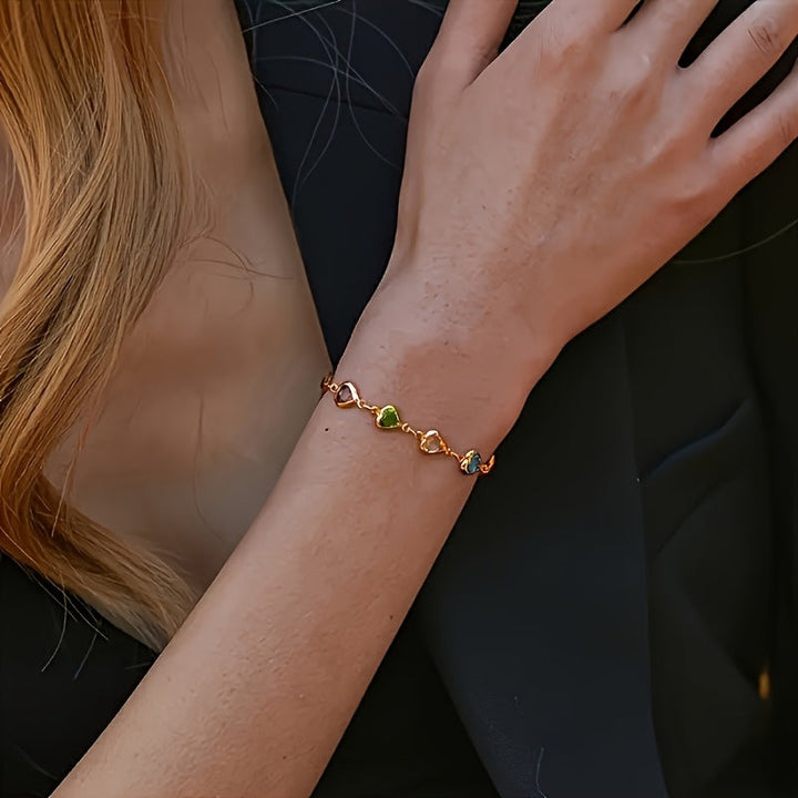 Pulsera en forma de corazón única
