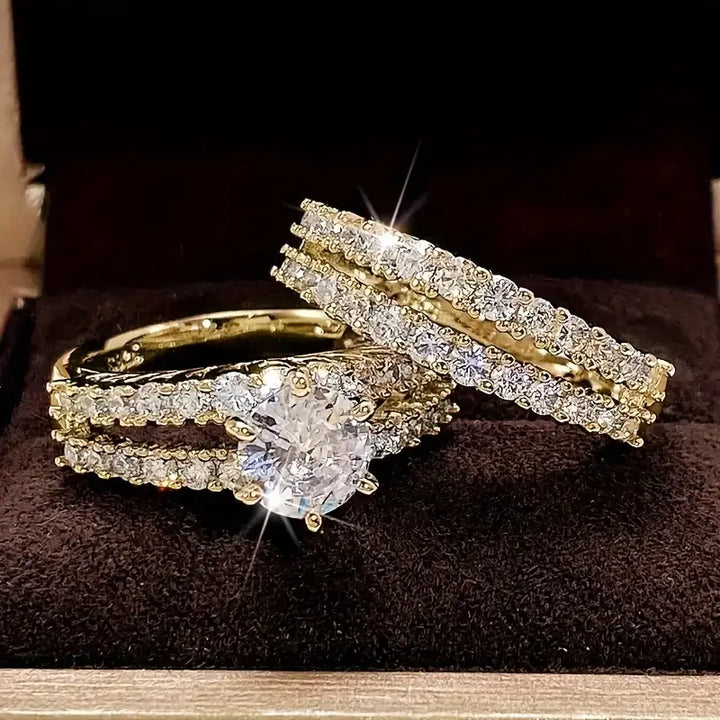 Conjunto de Anillos Brillo Eterno