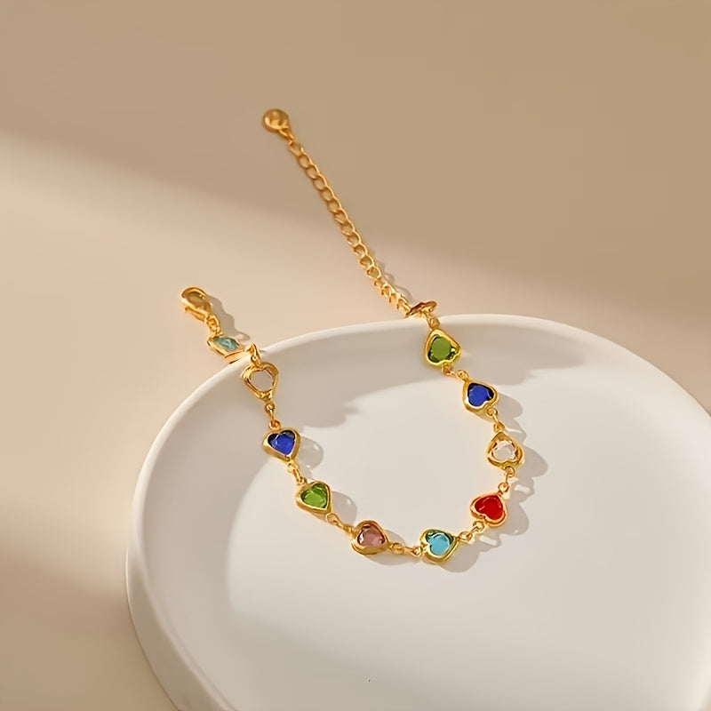 Pulsera en forma de corazón única