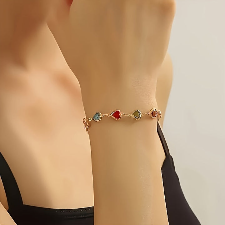 Pulsera en forma de corazón única
