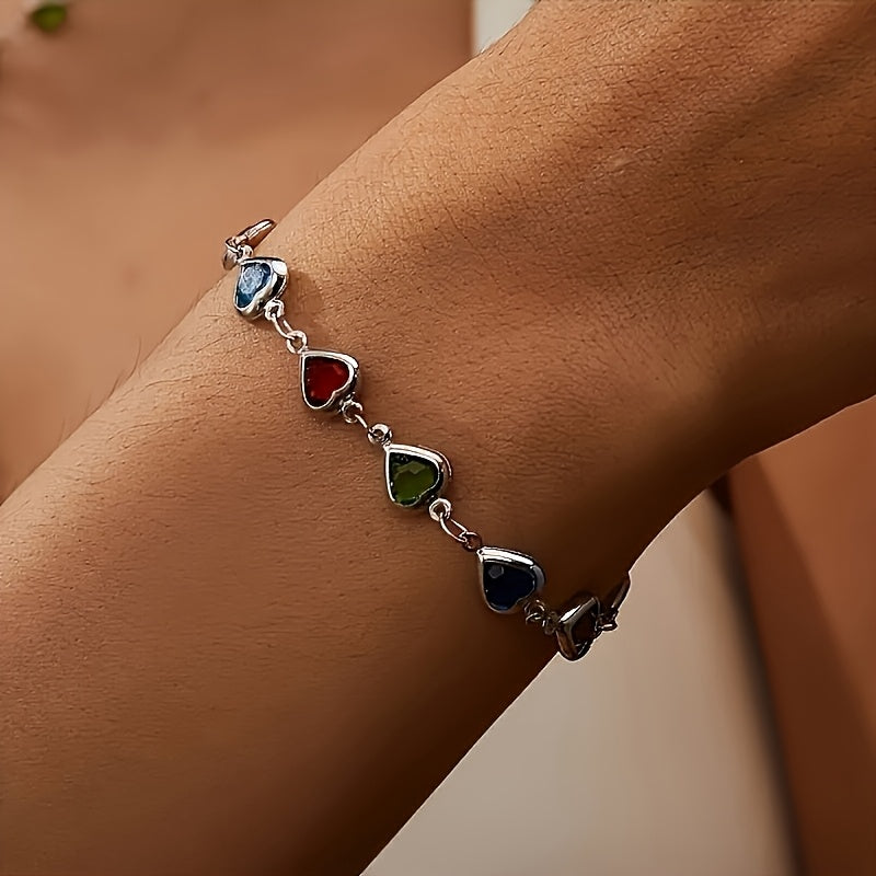 Pulsera en forma de corazón única