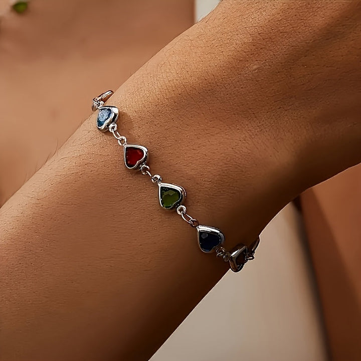 Pulsera en forma de corazón única