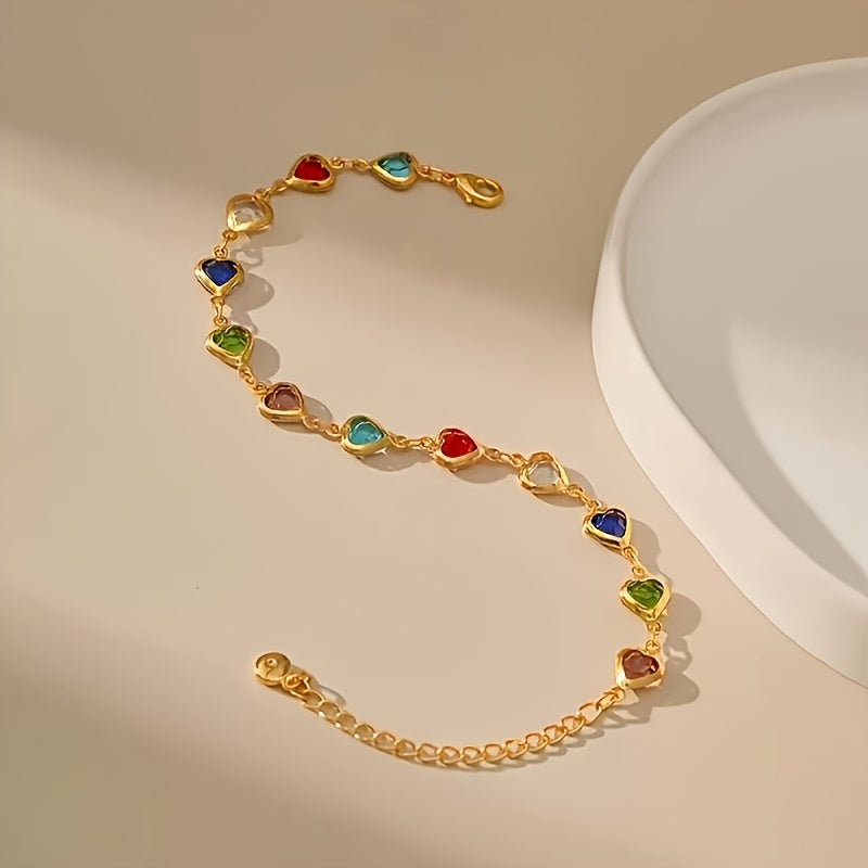 Pulsera en forma de corazón única