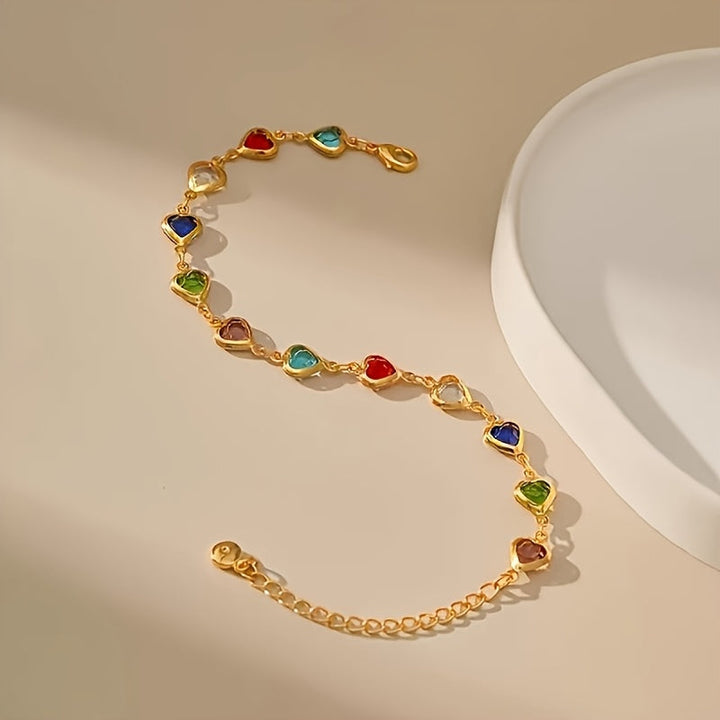 Pulsera en forma de corazón única