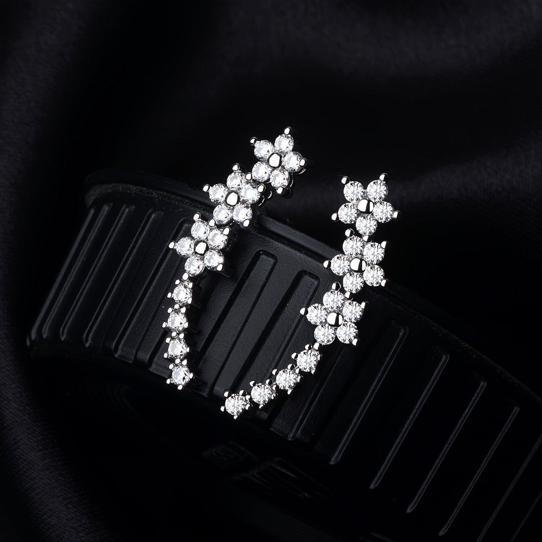 Pendientes atemporales en flores