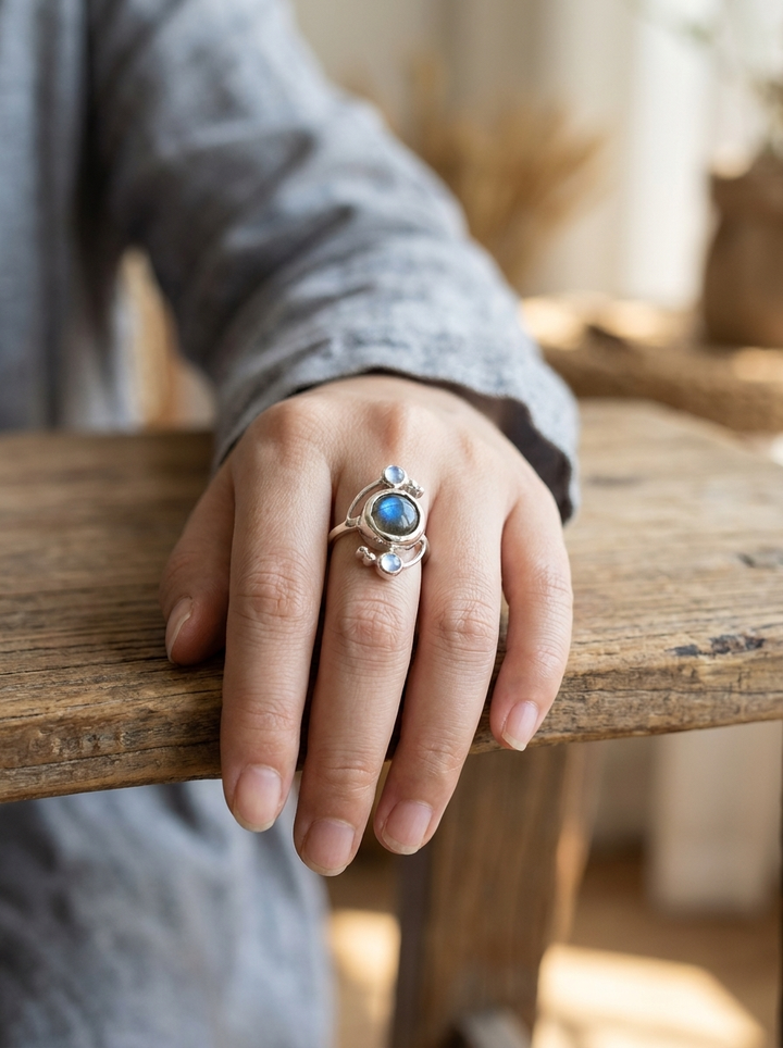 Anillo Océano Azul™ – Brillante & Elegante