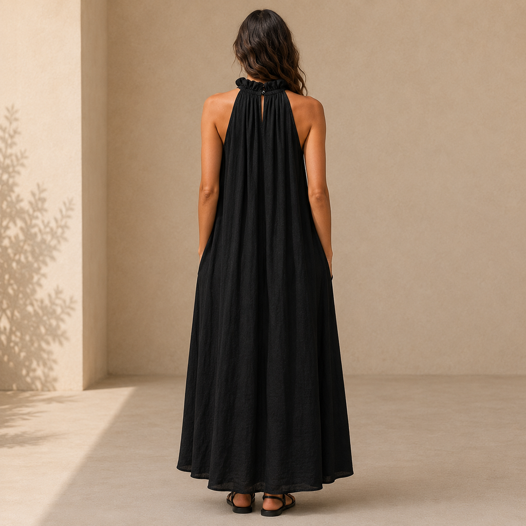 Gladys | Vestido Largo con Bolsillos