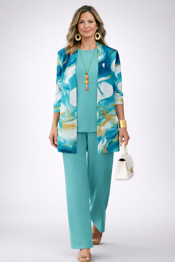 Una – Conjunto Elegante de Tres Piezas
