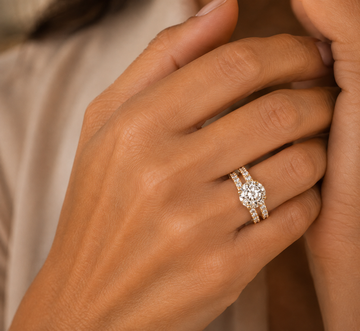 Anillo Dorado Deslumbrante Sophie