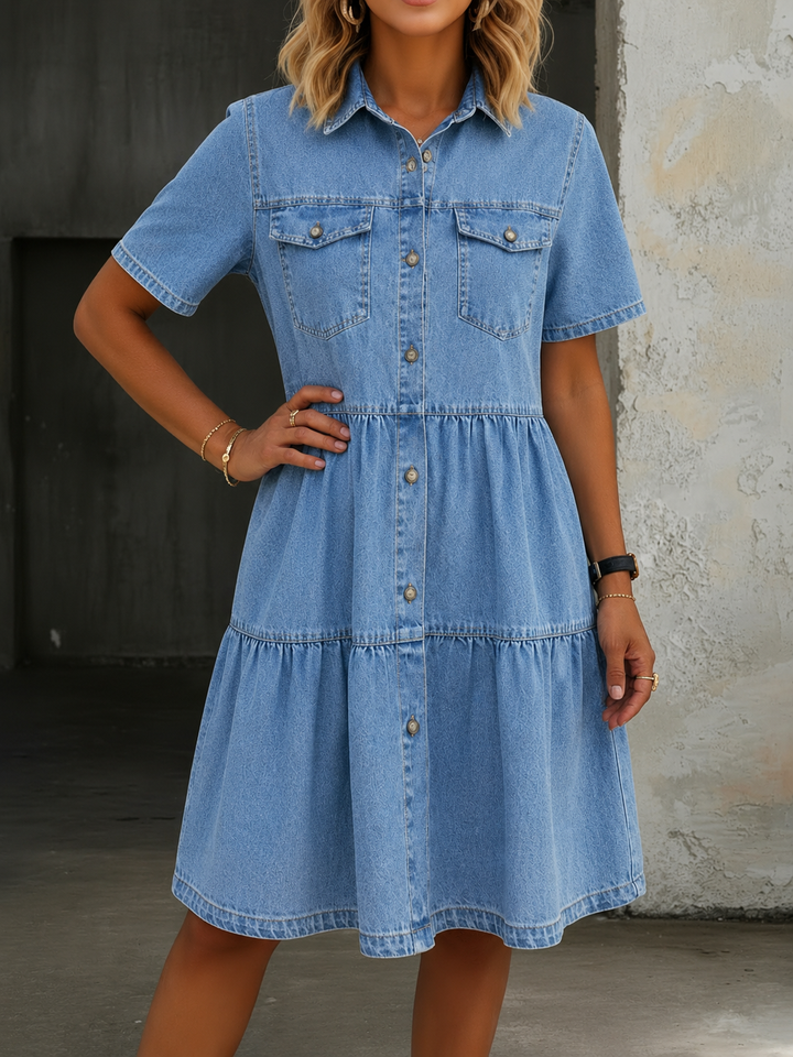 Sofía | Elegante vestido de mezclilla casual