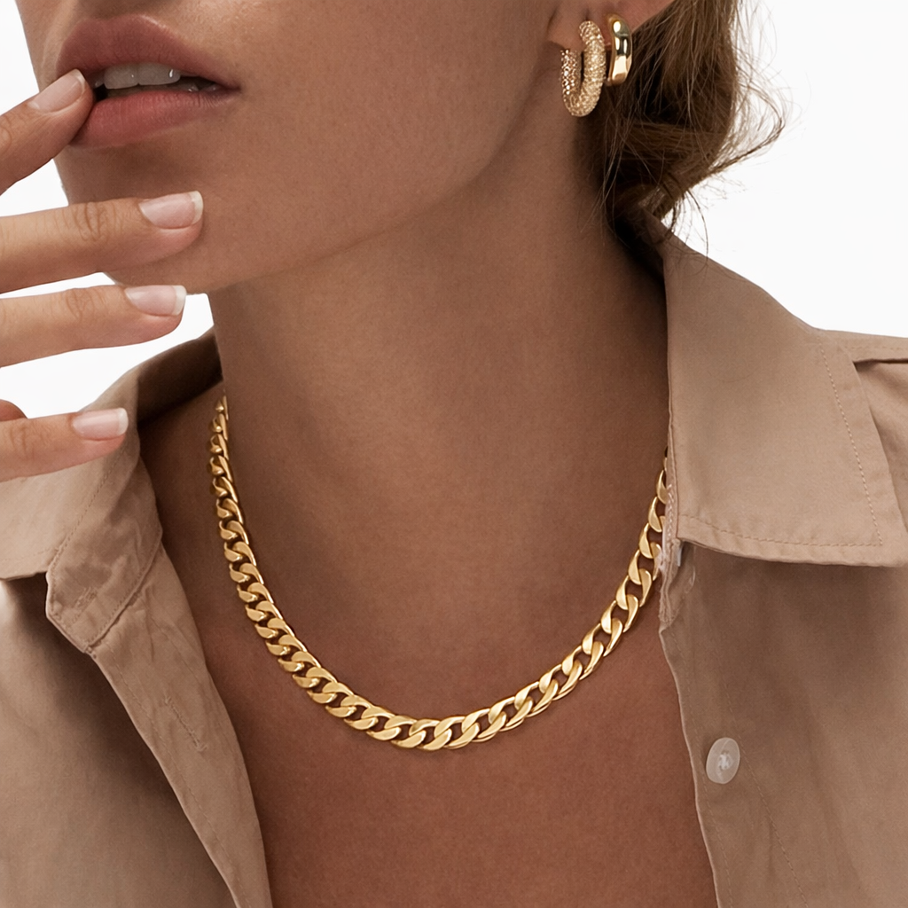 Collar cubano chunky