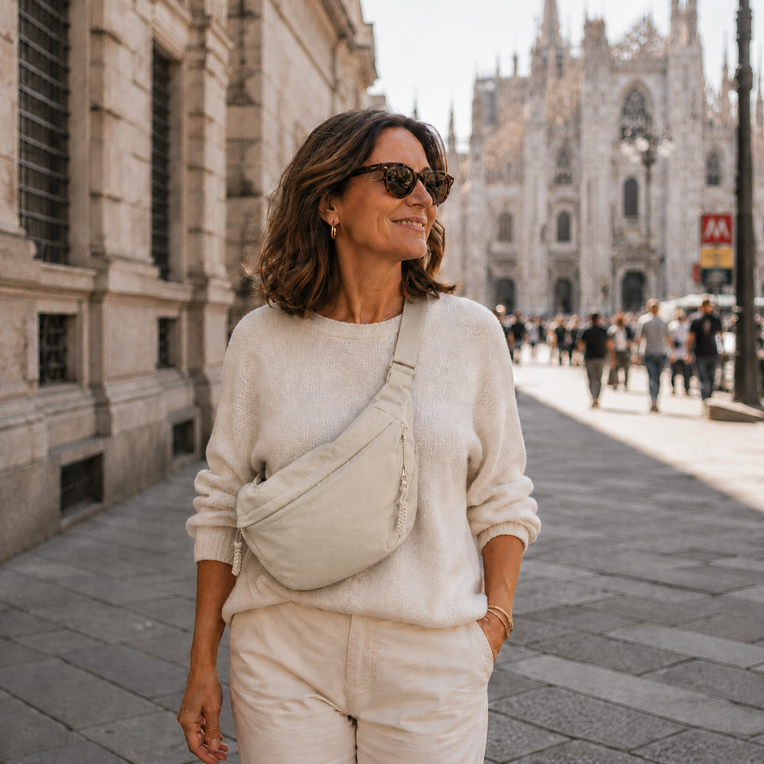 Elena | Bolso de bandolera Beige