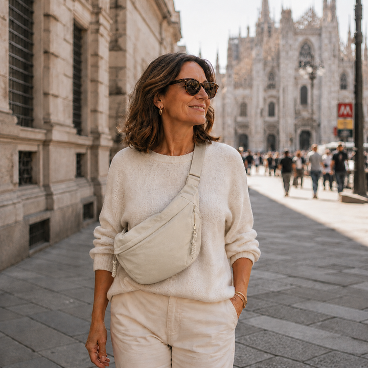 Elena | Bolso de bandolera Beige