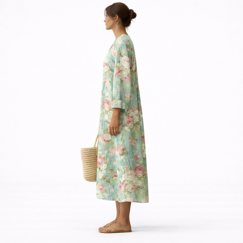 Vestido Vilma con delicado estampado floral
