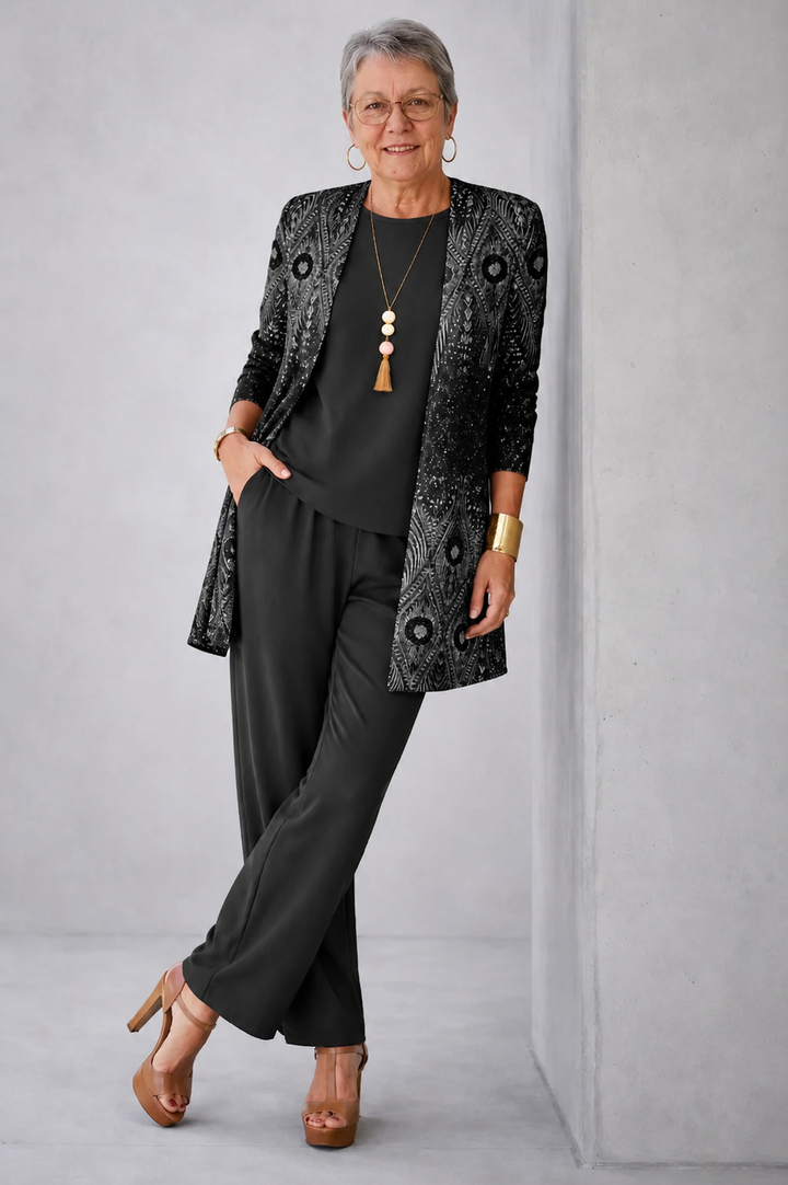 Isolde – Conjunto Elegante de Tres Piezas