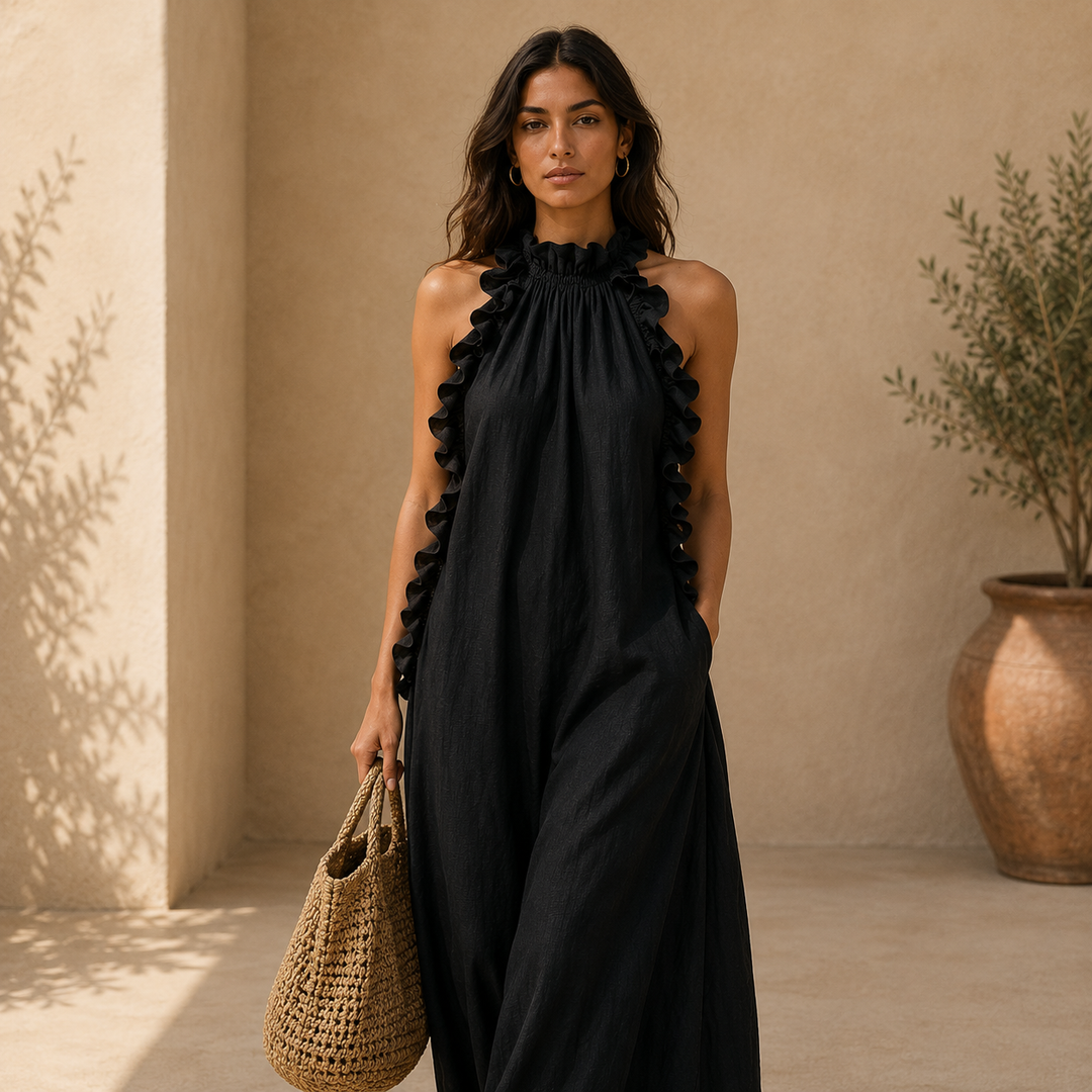 Gladys | Vestido Largo con Bolsillos