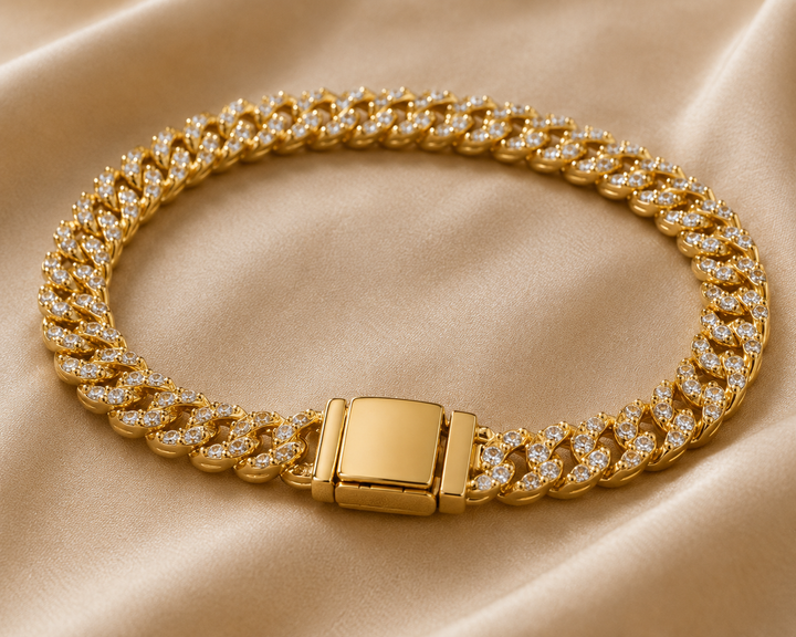 Pulsera Trenzada en Oro Livia