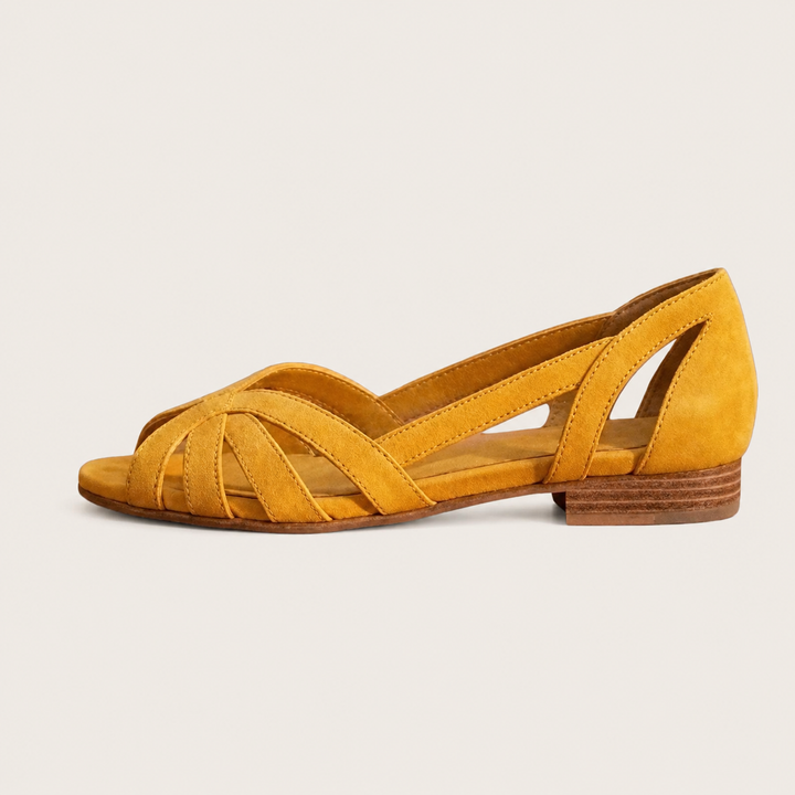 Sandalias con brillos Victoire con tiras cruzadas