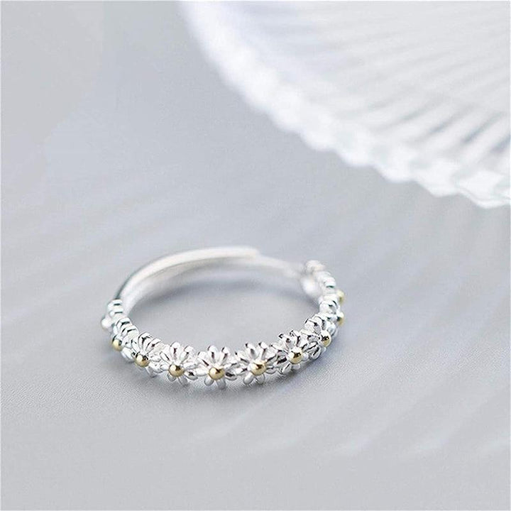 Anillo Margarita – Plata & Dulzura Pintada
