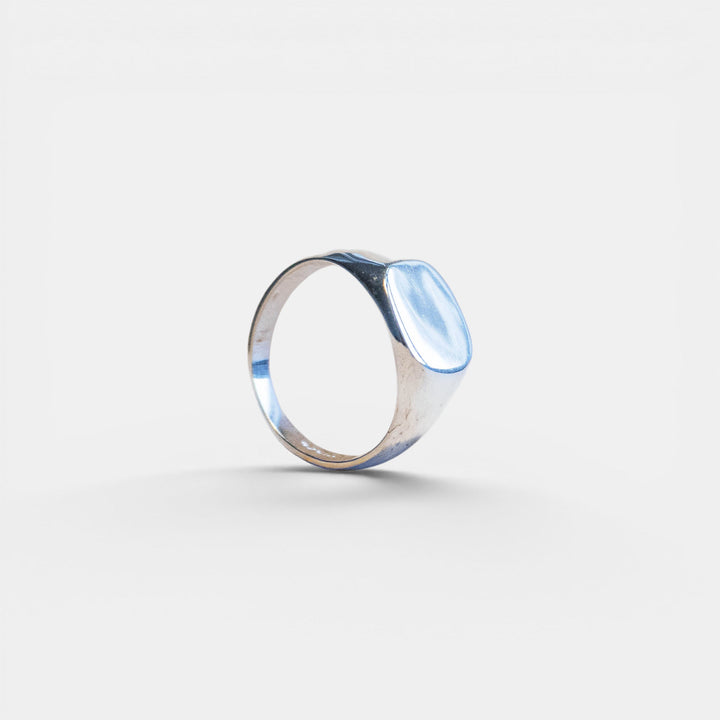 Anillo de sello de plata esterlina 925 hecho a mano