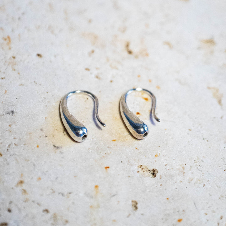 Pendientes de Plata Orgánica – Forma Escultórica en Plata Esterlina 925
