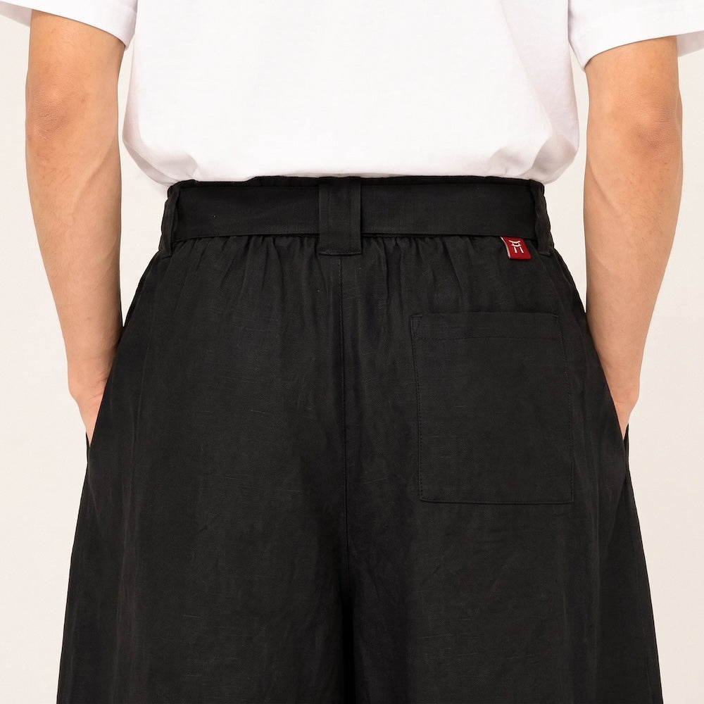 Kaze - Pantalones Cortos Plisados Japoneses
