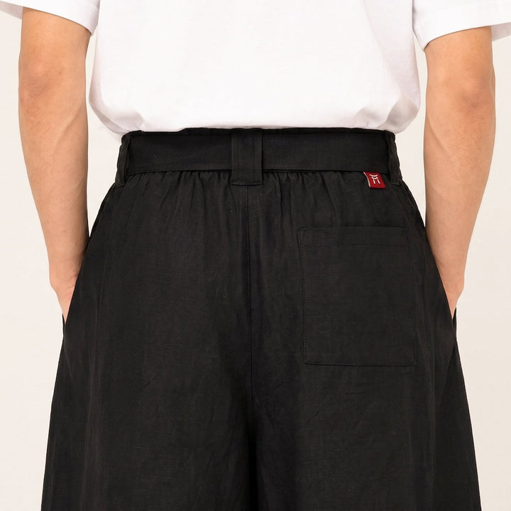 Kaze - Pantalones Cortos Plisados Japoneses
