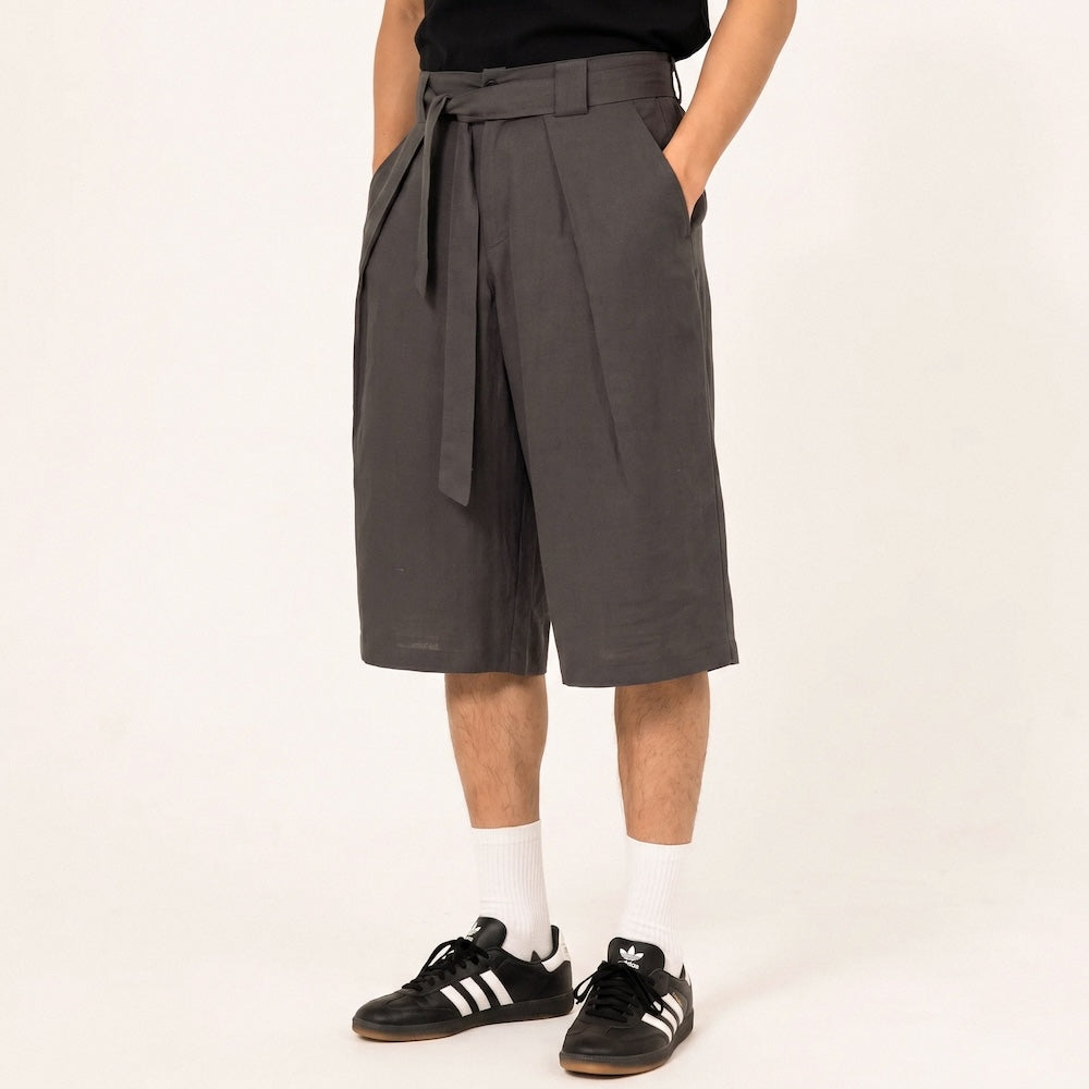 Kaze - Pantalones Cortos Plisados Japoneses