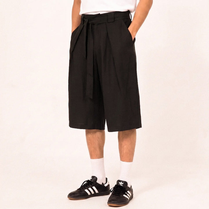 Kaze - Pantalones Cortos Plisados Japoneses