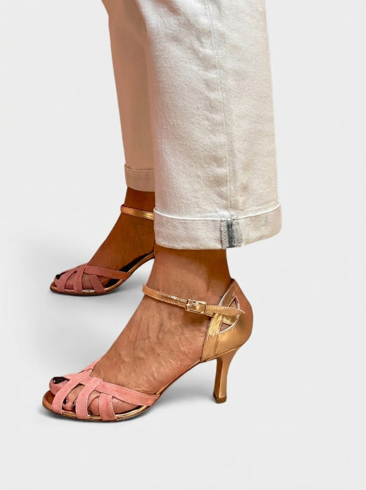 Nina zapatos de tacón cómodos con plantilla suave