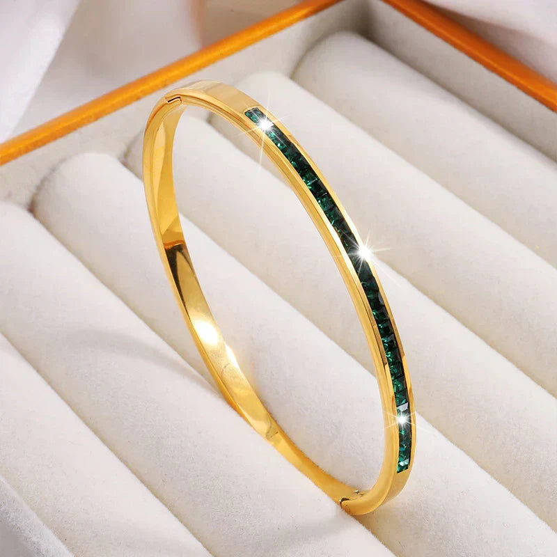 Pulsera de Oro Verde