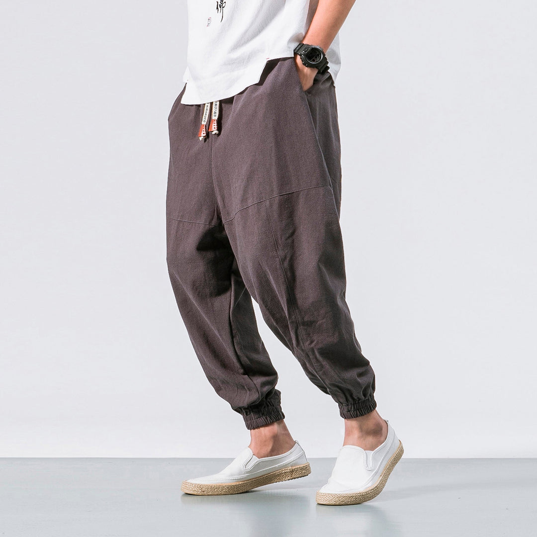 Shao - Pantalón harem cómodo