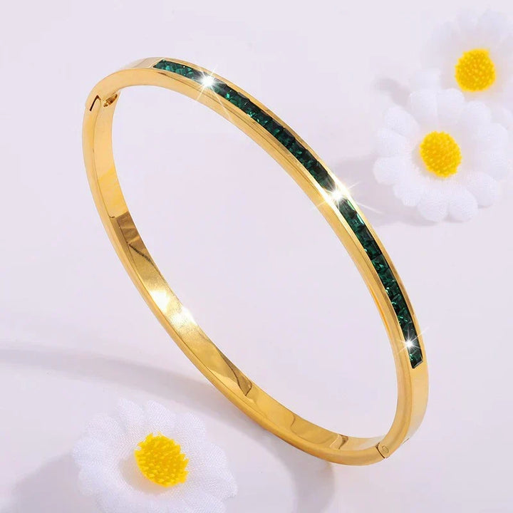 Pulsera de Oro Verde