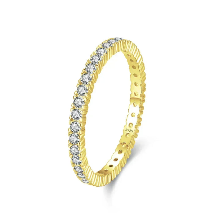 Anillo Eternidad Minimalista Iluminado