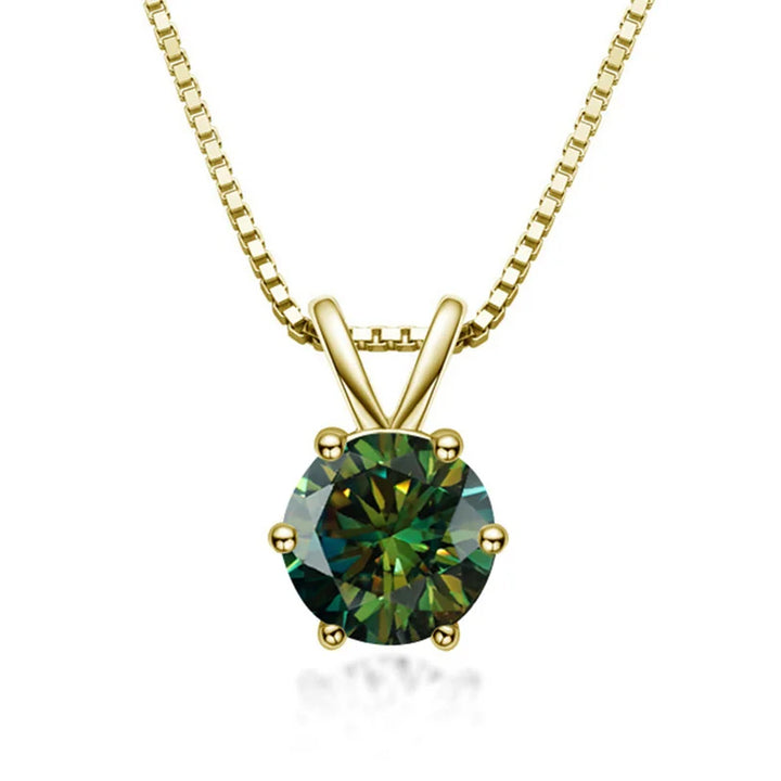 Collier Solitaire Elegante con Moissanita